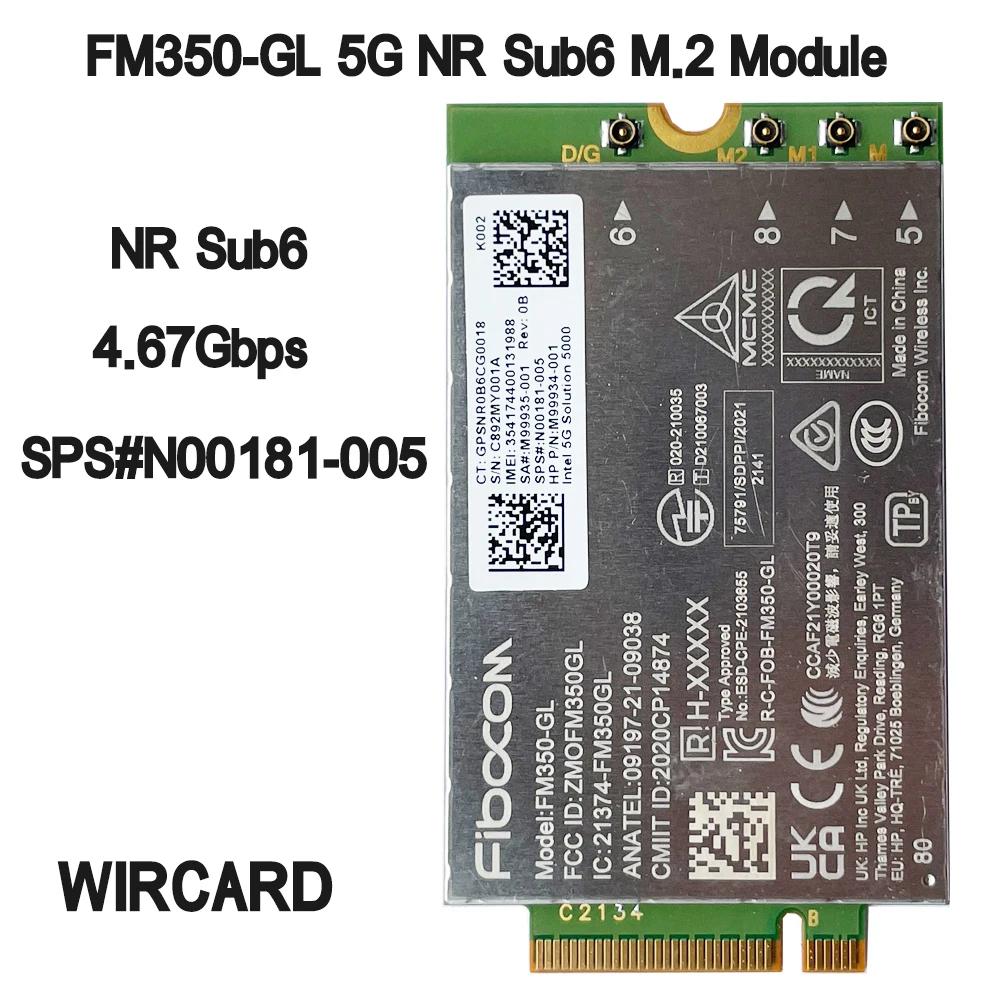FM350-GL 5G NR Sub6 M.2 , HP Ʈ SPS  N00181-005 5G LTE WCDMA, 4x4 MIMO GNSS 